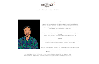 Justin Carrasquillo Website